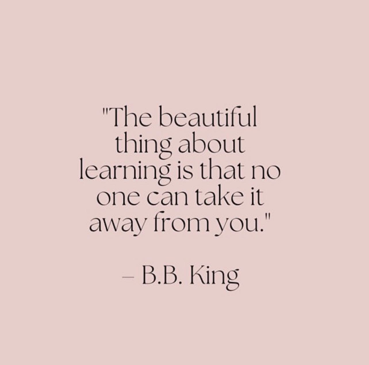 A belief in the lasting value of learning — original Instagram post artwork