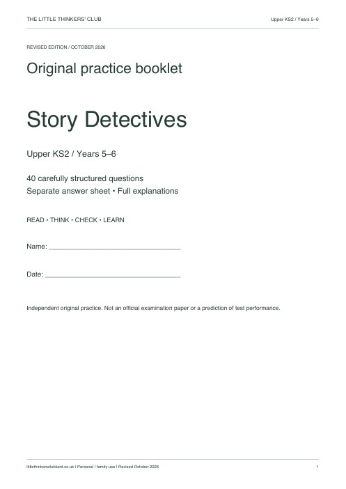 Cover of Story Detectives